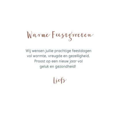 Kerstkaart sneeuwpop met kindjes 3