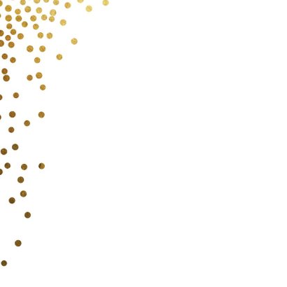 Kerstkaart ster goud 2