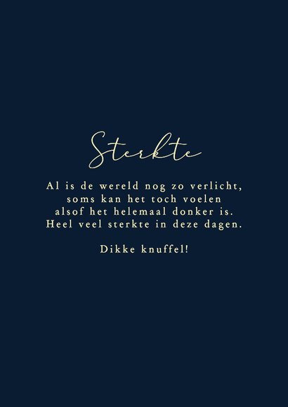 Kerstkaart sterkte tijdens de feestdagen kerstster 3