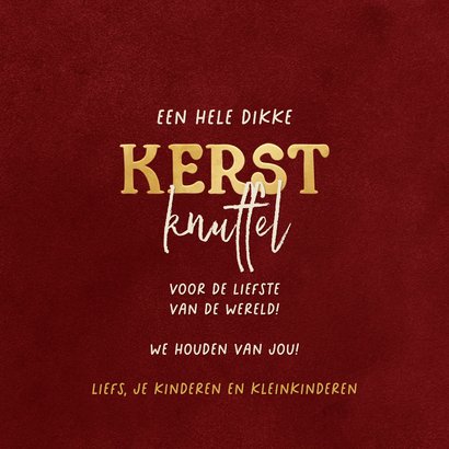 Kerstkaart sterren fotokaders sprankelend rood fijne kerst 3