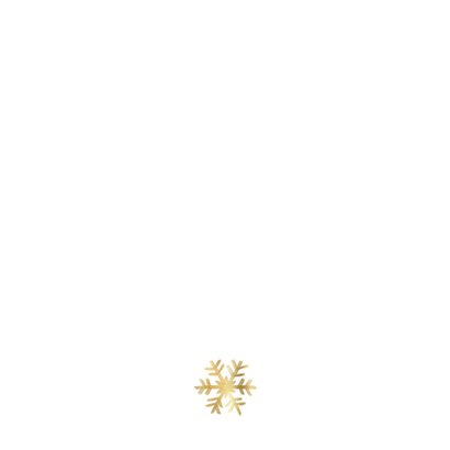 Kerstkaart stijlvol fotokaart kerststerren goudlook Achterkant