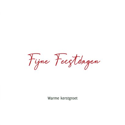 Kerstkaart stijlvol goud 2026 typografie 3