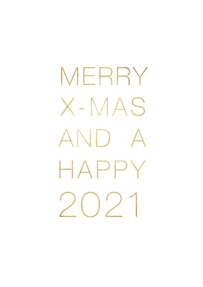 Kerstkaart stijlvol goud foto's hartjes 2