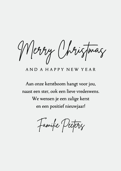 Kerstkaart stijlvol winter botanicals krans rozen eucalyptus 3