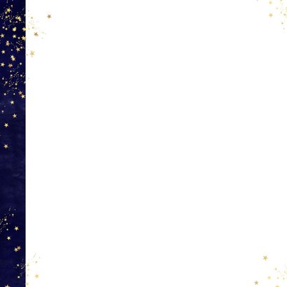 Kerstkaart stijlvolle Save the date kaart hart en sterren 2