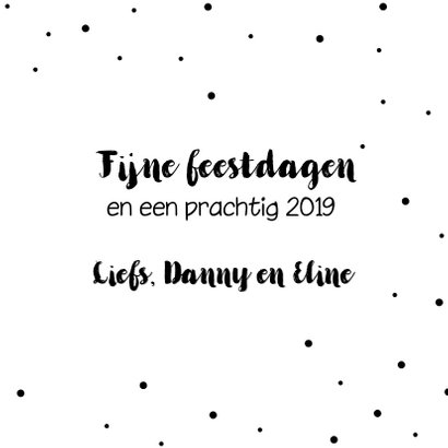 Kerstkaart | Stipjes en goud 3