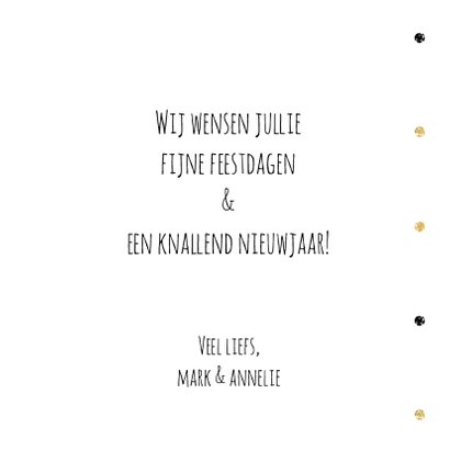 Kerstkaart stippen 3