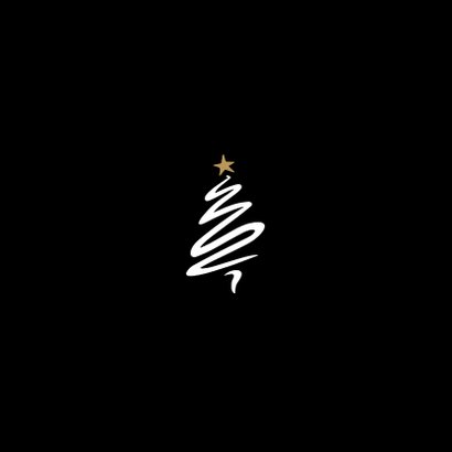 Kerstkaart supermooi Achterkant