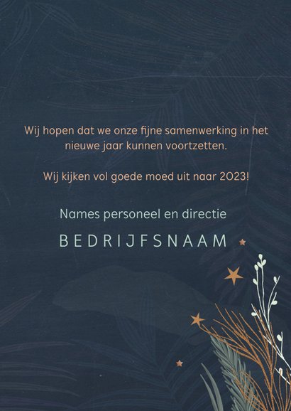 Kerstkaart takjes en dennenappels 3