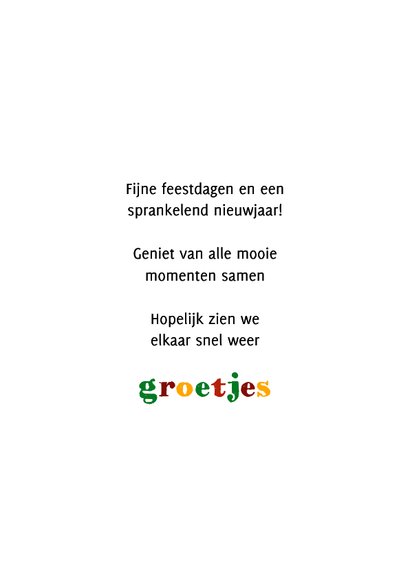 Kerstkaart theepot kerstbloemen 3