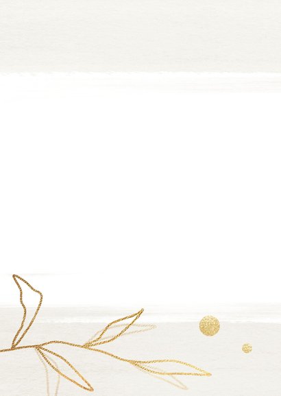 Kerstkaart touch of gold 2