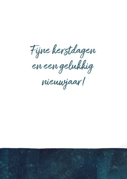 Kerstkaart typografie boomwortels 3