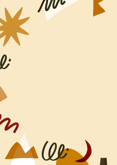 Kerstkaart uitgeknipte vormen kerstboom 2