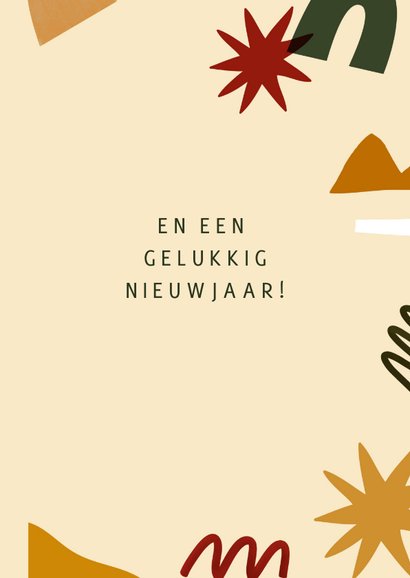 Kerstkaart uitgeknipte vormen kerstboom 3