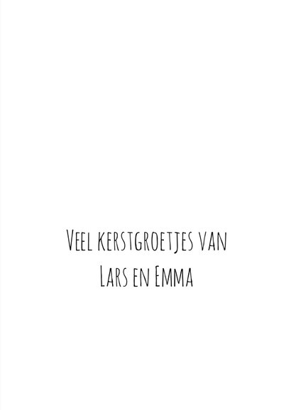 Kerstkaart Veel kerststerren 3