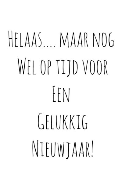 Kerstkaart vergeten of niet 3