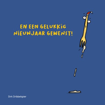 Kerstkaart vet speciale feestdagen frikandel met kerstmuts 2