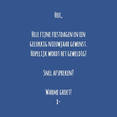 Kerstkaart vet speciale feestdagen frikandel met kerstmuts 3