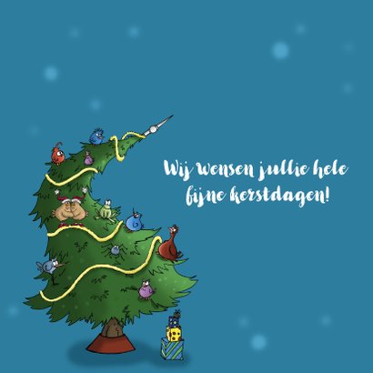 Kerstkaart vogels-JB 2