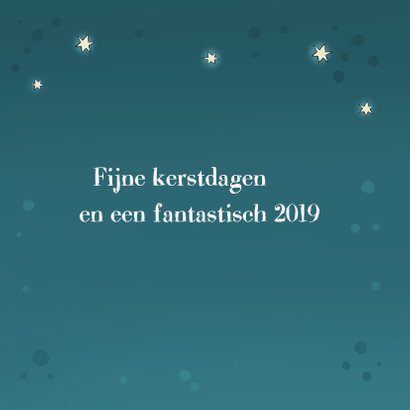 Kerstkaart volkswagenbusje JB 2
