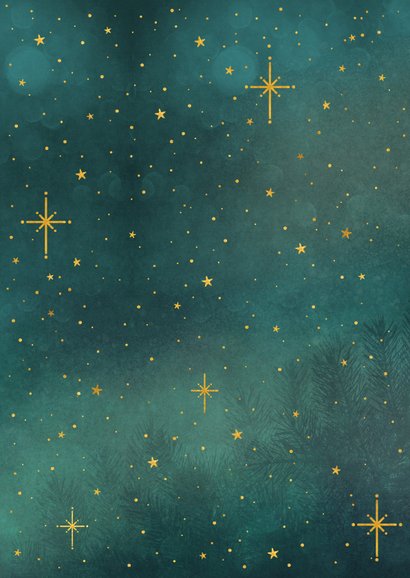 Kerstkaart vrede en liefde met vredesduif en foto in hartje Achterkant