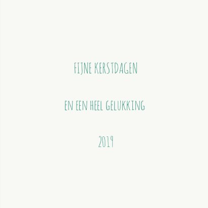 Kerstkaart Vrolijk feest! 3