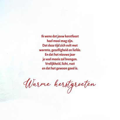 Kerstkaart vrolijk hertje kerstroos 3