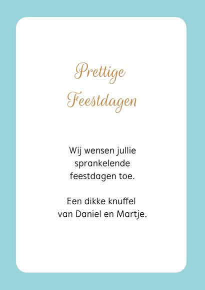Kerstkaart - Vrolijk Kerstfeest & Gelukkig Nieuwjaar 3