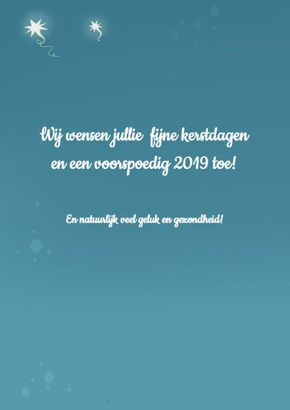 Kerstkaart vrolijke kerst ster 2