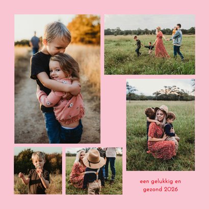 Kerstkaart vrolijke kerstballen illustratie 2