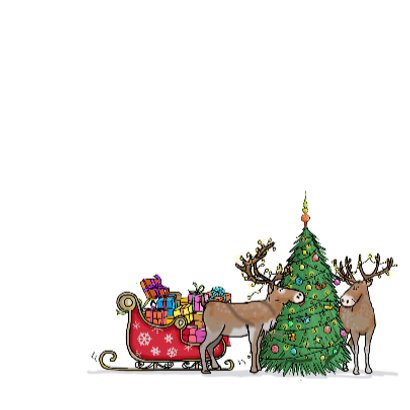 Kerstkaart vw bus pickup av 3