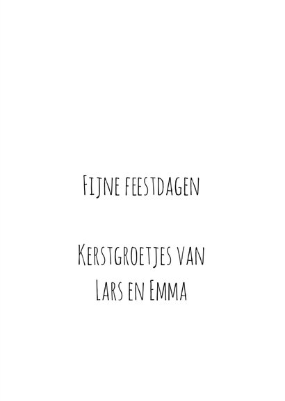 Kerstkaart Wat stiekem eigenlijk niet kan 3