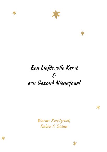 Kerstkaart We wish you a Merry Christmas kerstboom 3