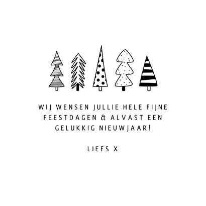 Kerstkaart 'wij wensen jullie een liefdevolle kerst' 3