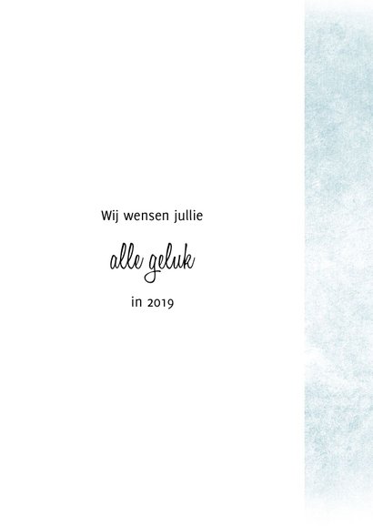 Kerstkaart winter met kristallen en foto 3