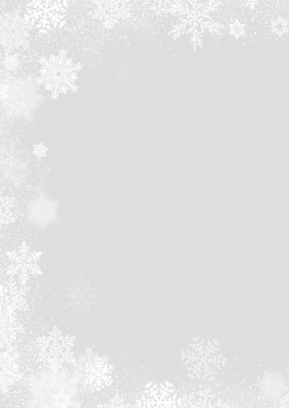 Kerstkaart winter staand foto 2