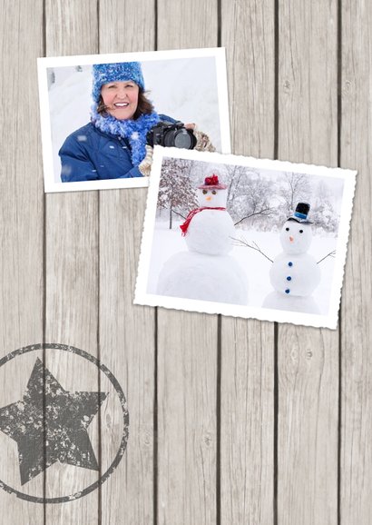 Kerstkaart Winterse fotomix 2