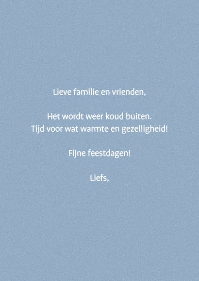 Kerstkaart winterse wanten met hart 3