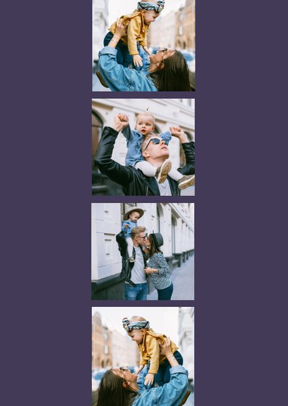 Kerstkaart wintersport vrouw in berg landschap 2