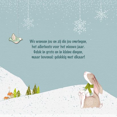 Kerstkaart winterwonderland 3