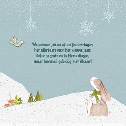 Kerstkaart winterwonderland 3