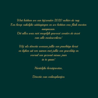 Kerstkaart | Wish you a wonderful Christmas 3