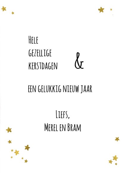 Kerstkaart XMAS trendy ballonnen goud op aquarel 3