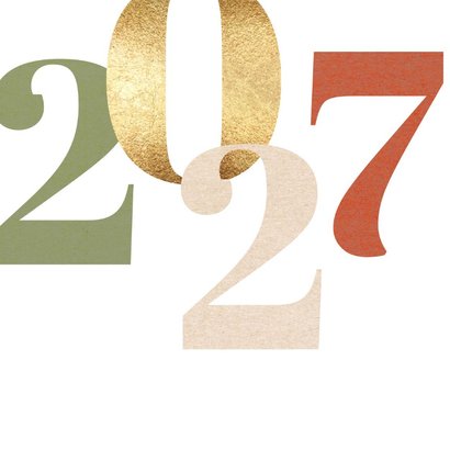 Kerstkaart zakelijk bedankt 2027 2