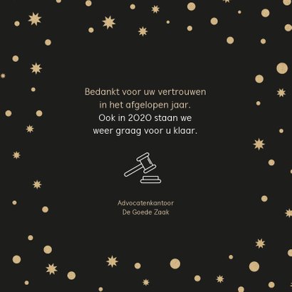 kerstkaart zakelijk Uw recht is onze uitdaging 3