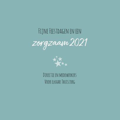 kerstkaart zakelijk zorg handen 3