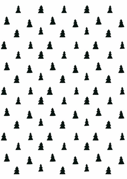 Kerstkaart zakelijk zwartwit - WW 2