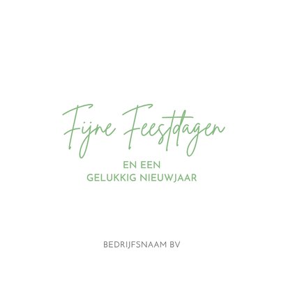 Kerstkaart zakelijke wensen 2026 3