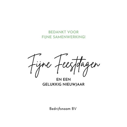 Kerstkaart zakelijke wensen 2027 3