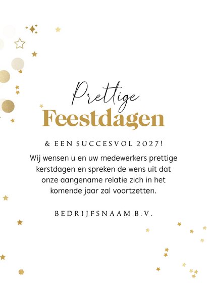 Kerstkaart zalijk collage postzegel goudfolie logo kerstbal 3